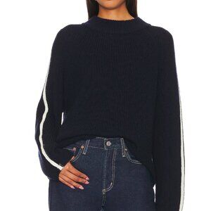 Teagan Sweater in Navy/Milk
